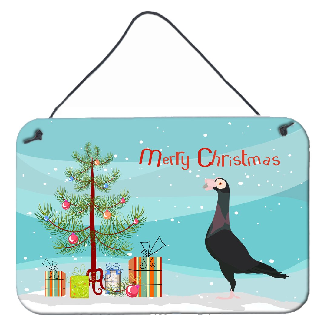 English Carrier Pigeon Christmas Wall or Door Hanging Prints BB9312DS812 by Caroline's Treasures