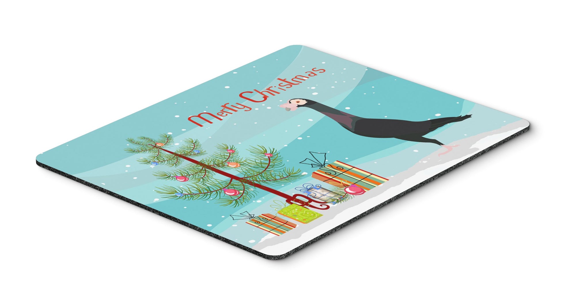 English Carrier Pigeon Christmas Mouse Pad, Hot Pad or Trivet BB9312MP by Caroline's Treasures