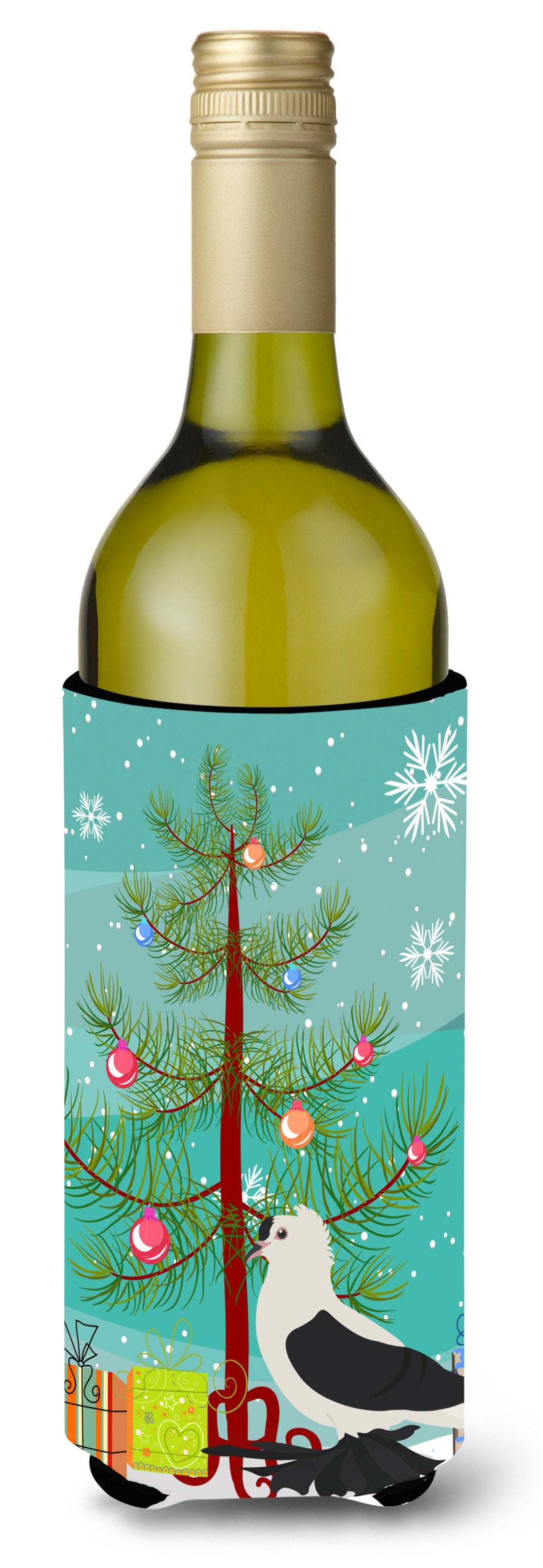 Saxon Fairy Swallow Pigeon Christmas Wine Bottle Beverge Insulator Hugger BB9313LITERK by Caroline's Treasures