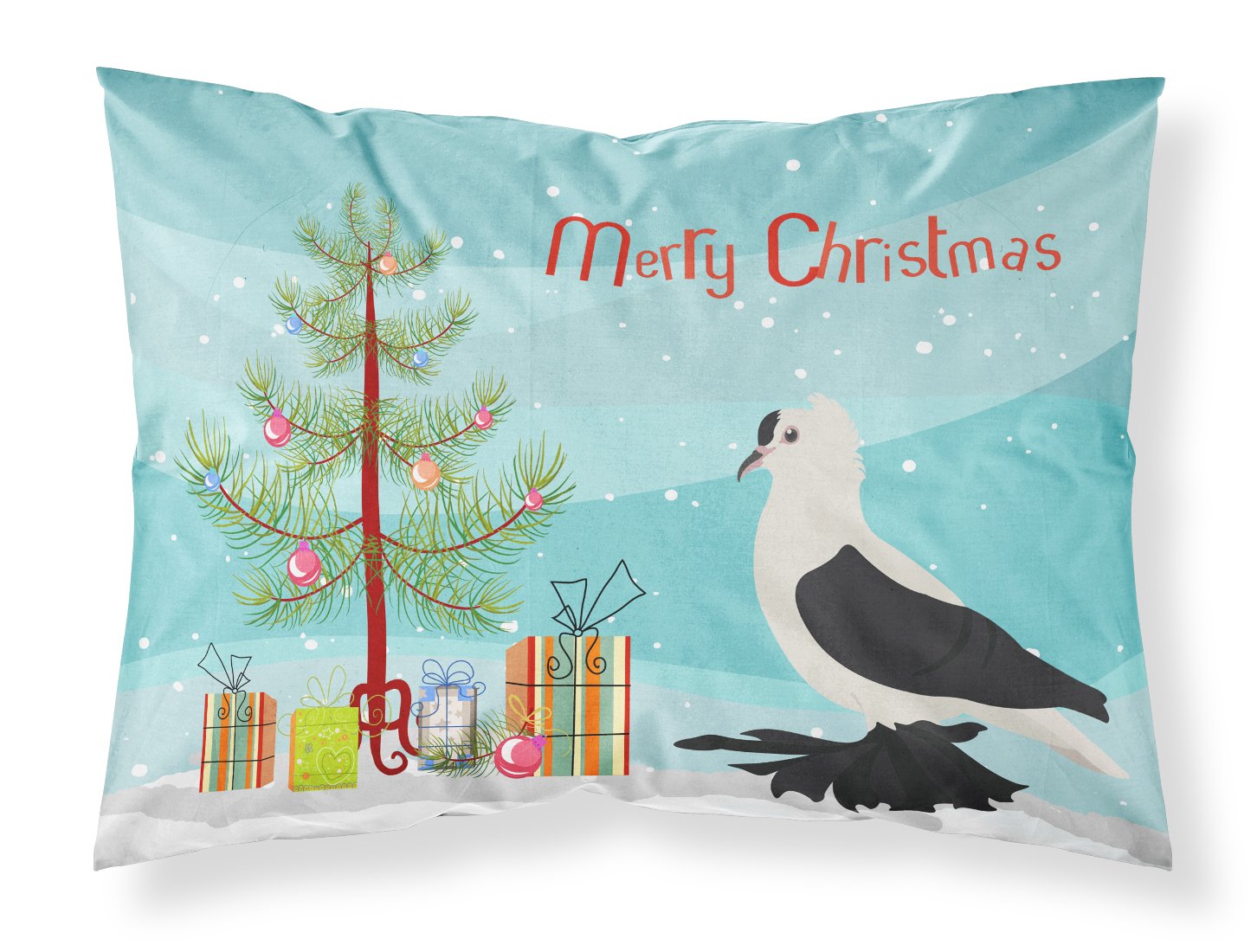 Saxon Fairy Swallow Pigeon Christmas Fabric Standard Pillowcase BB9313PILLOWCASE by Caroline's Treasures