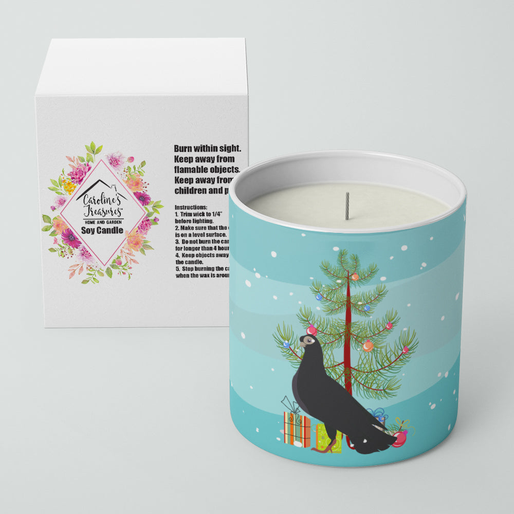 Budapest Highflyer Pigeon Christmas 10 oz Decorative Soy Candle - the-store.com