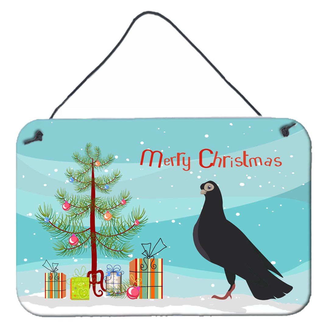 Budapest Highflyer Pigeon Christmas Wall or Door Hanging Prints BB9314DS812 by Caroline's Treasures