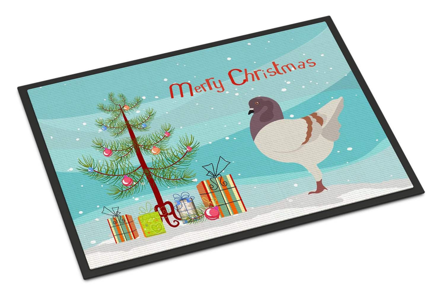 German Modena Pigeon Christmas Indoor or Outdoor Mat 24x36 BB9316JMAT by Caroline's Treasures