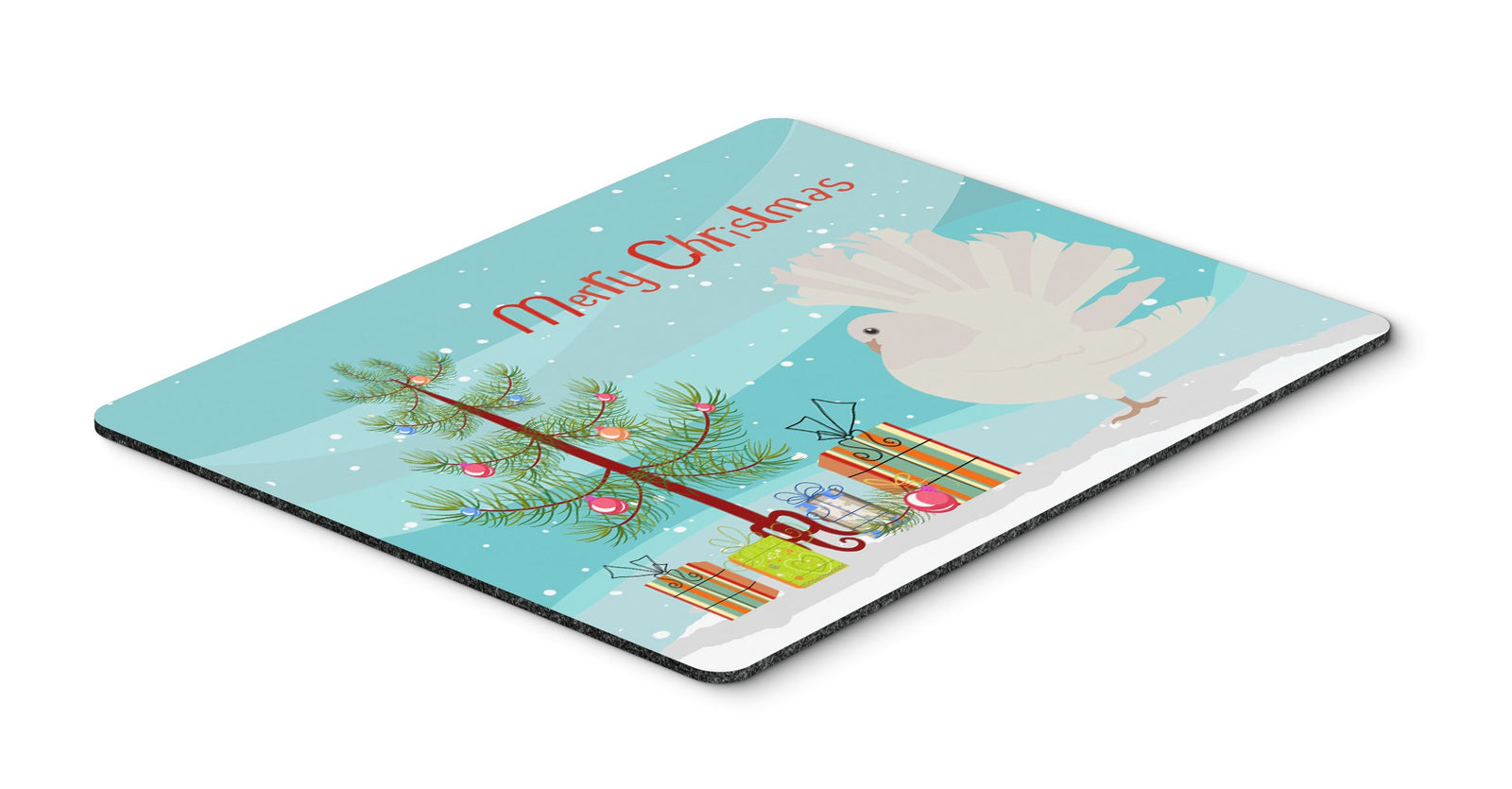 Silver Fantail Pigeon Christmas Mouse Pad, Hot Pad or Trivet BB9317MP by Caroline's Treasures