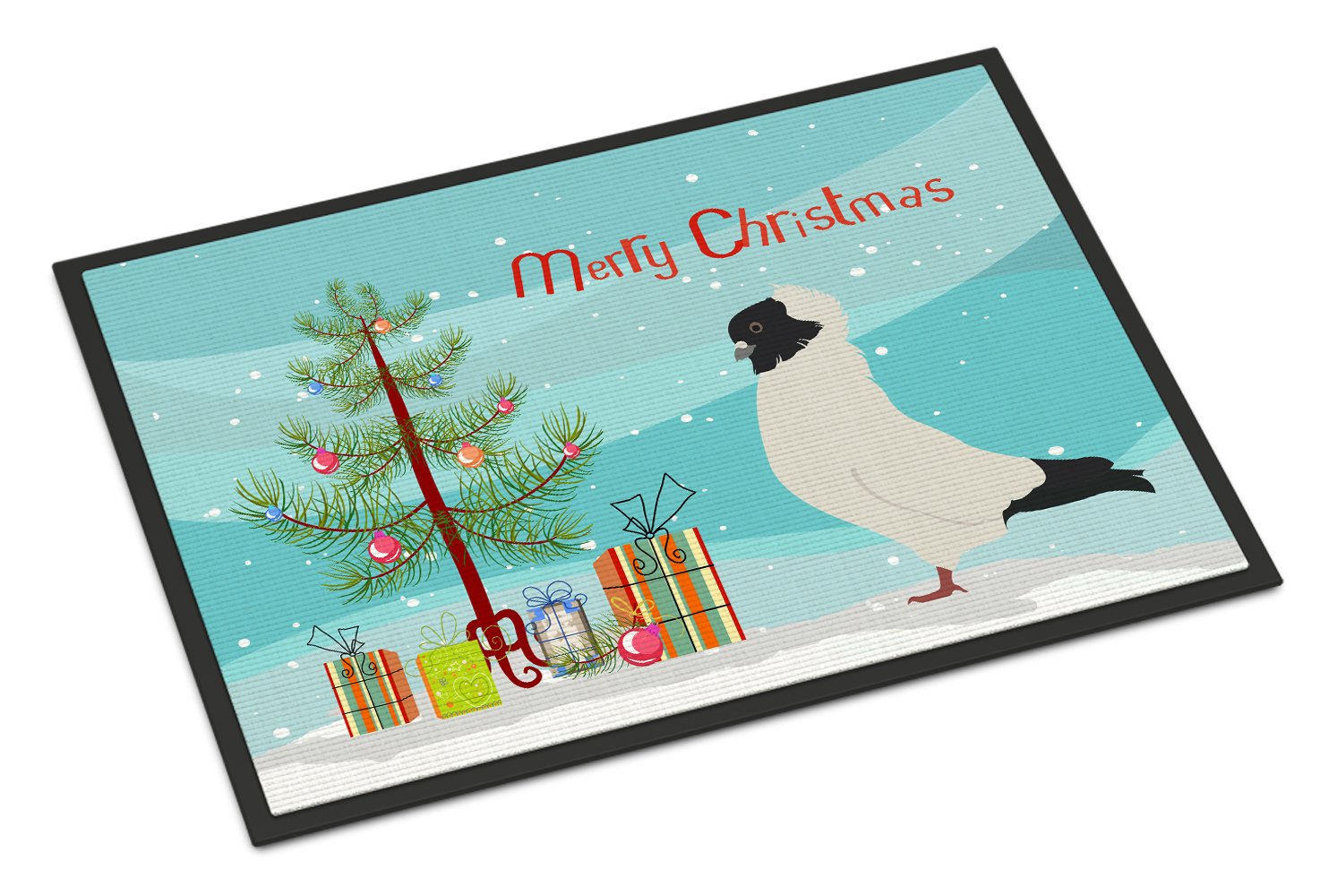 Nun Pigeon Christmas Indoor or Outdoor Mat 24x36 BB9319JMAT by Caroline's Treasures