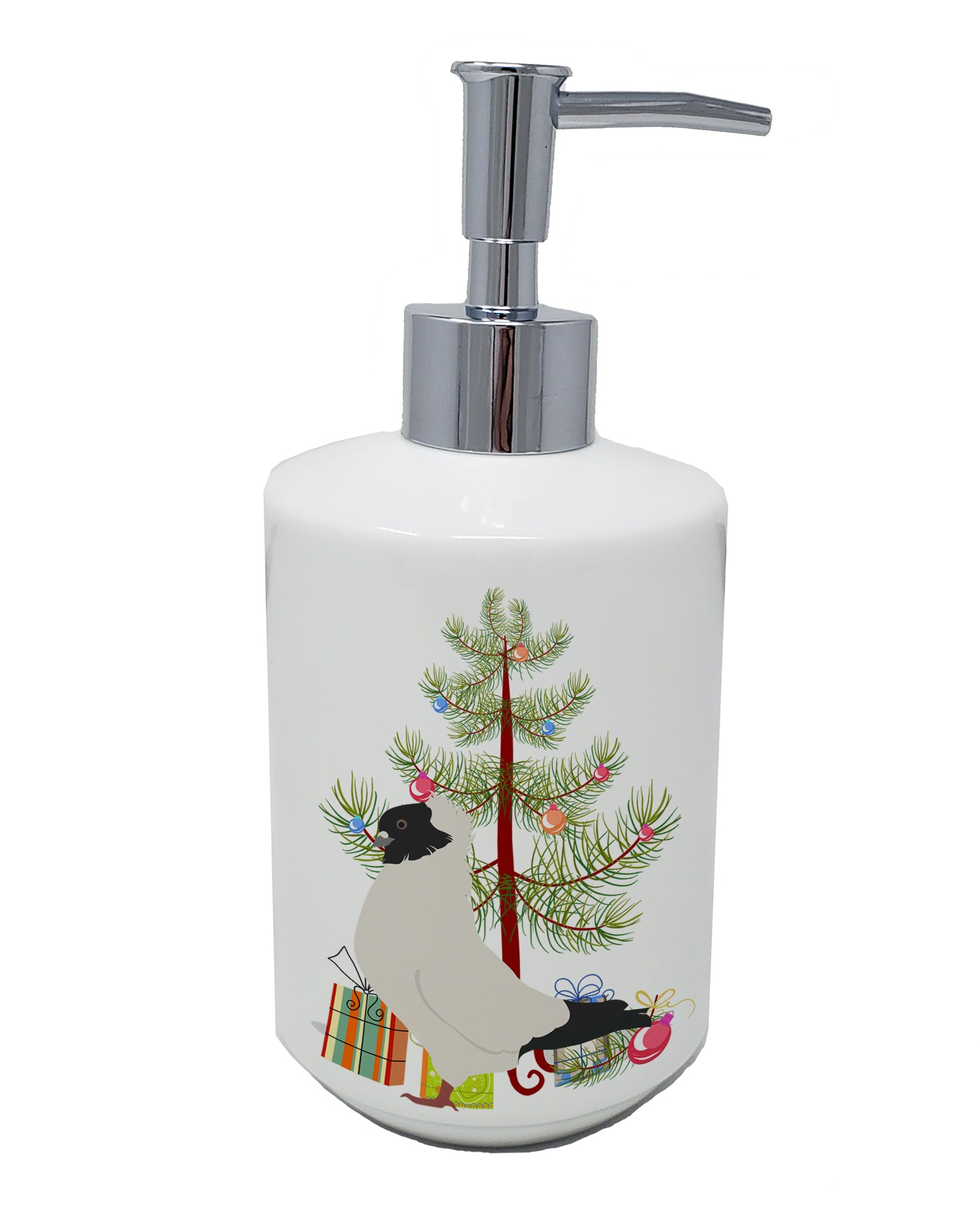 Buy this Nun Pigeon Christmas Ceramic Soap Dispenser