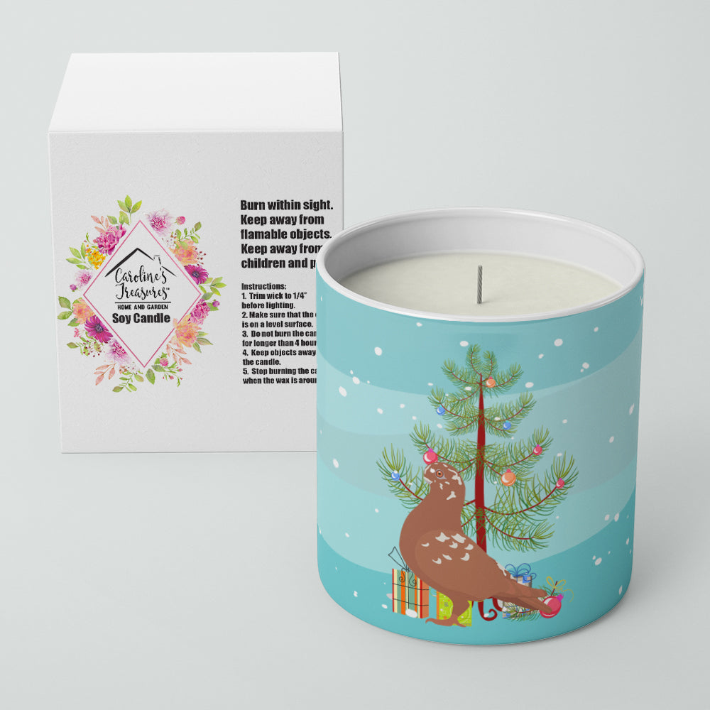 Buy this African Owl Pigeon Christmas 10 oz Decorative Soy Candle