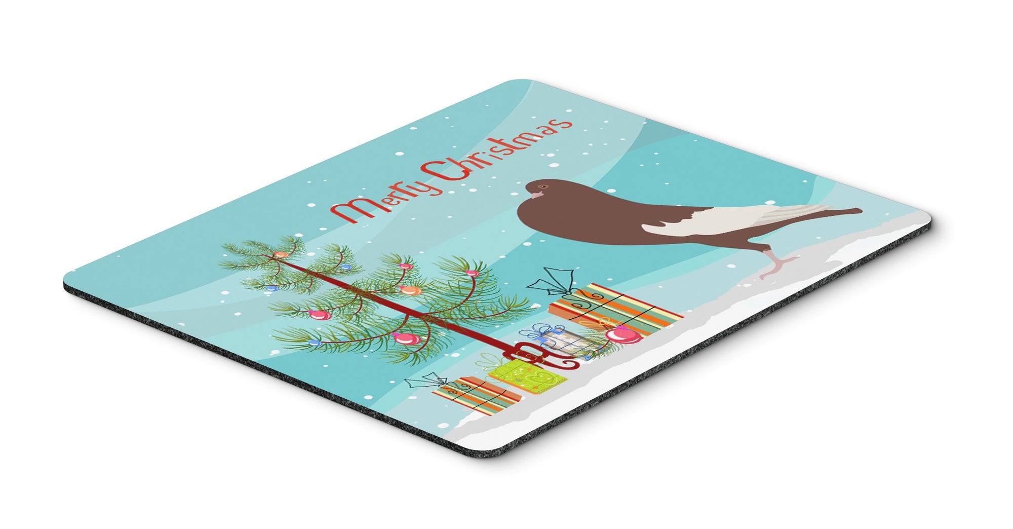 English Pouter Pigeon Christmas Mouse Pad, Hot Pad or Trivet BB9321MP by Caroline's Treasures
