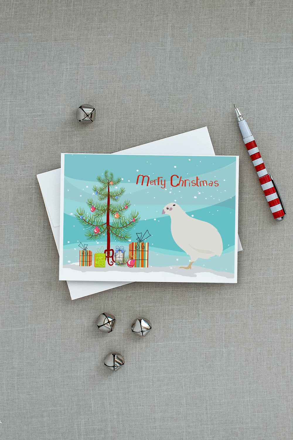 Texas Quail Christmas Greeting Cards and Envelopes Pack of 8 - the-store.com