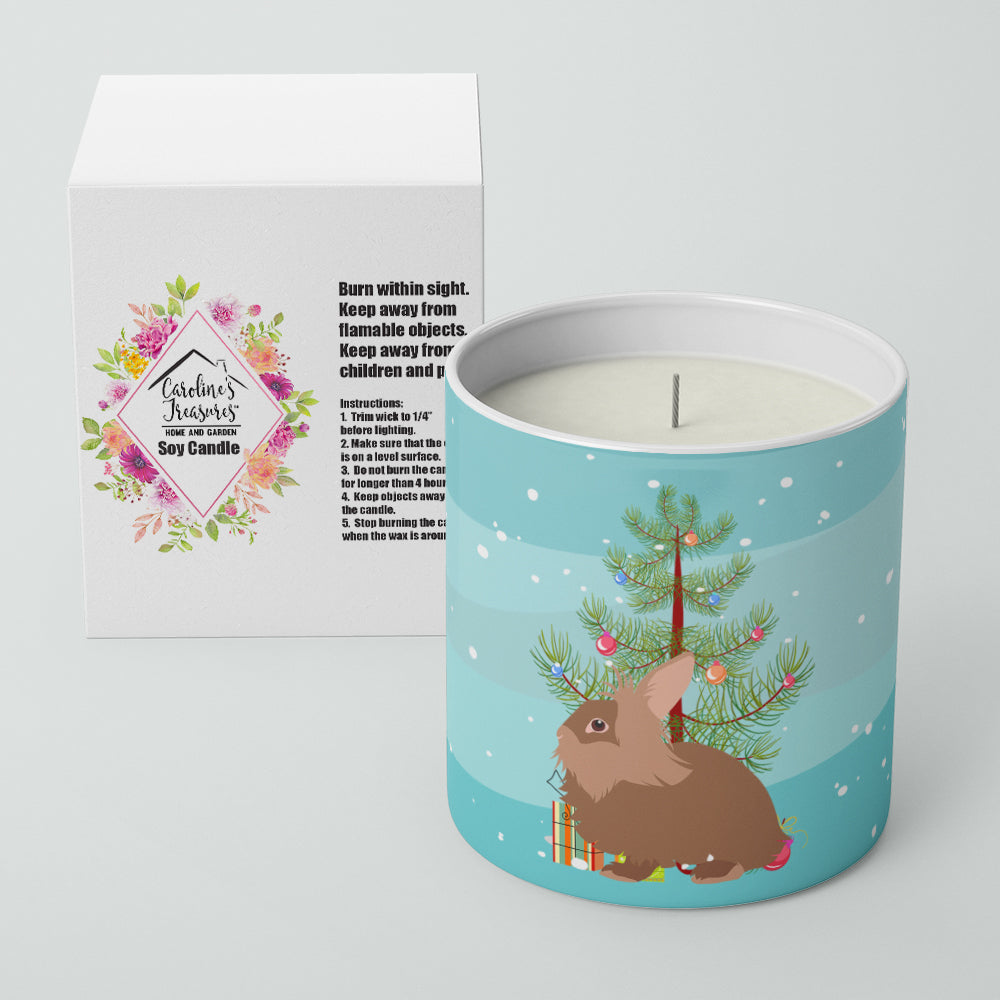 Buy this Lionhead Rabbit Christmas 10 oz Decorative Soy Candle