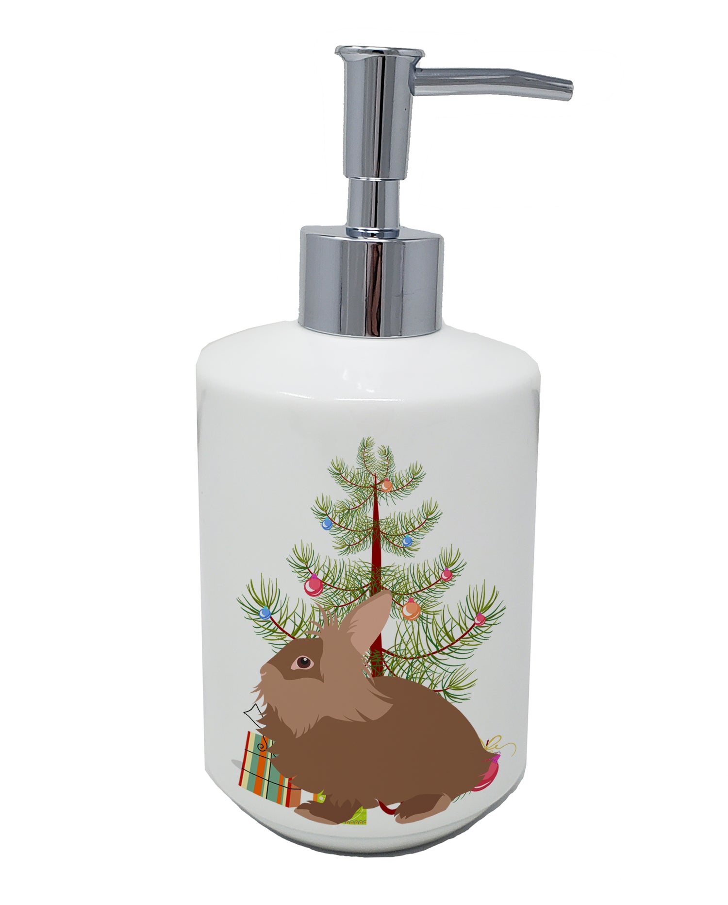Buy this Lionhead Rabbit Christmas Ceramic Soap Dispenser