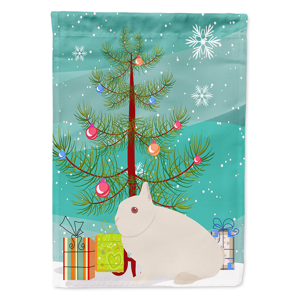 Hermelin Rabbit Christmas Flag Canvas House Size BB9331CHF
