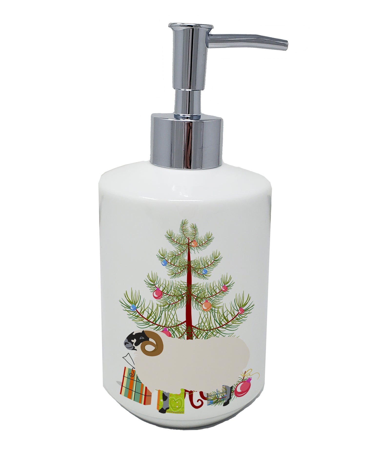 Buy this Scottish Blackface Sheep Christmas Ceramic Soap Dispenser