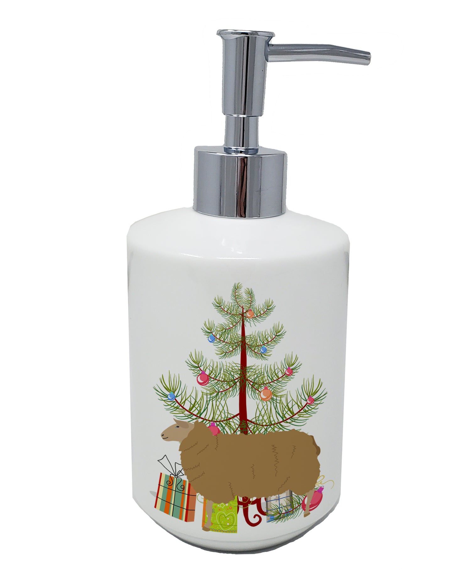 Buy this East Friesian Sheep Christmas Ceramic Soap Dispenser
