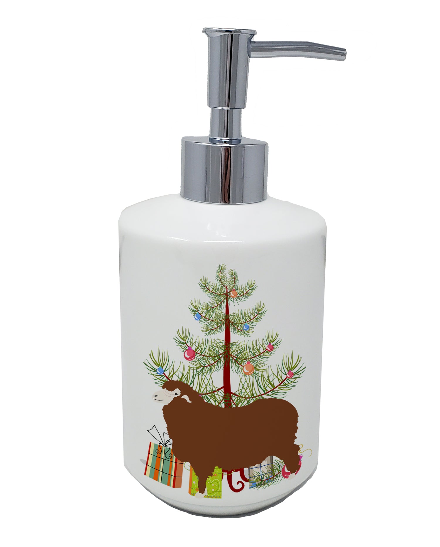 Buy this Merino Sheep Christmas Ceramic Soap Dispenser