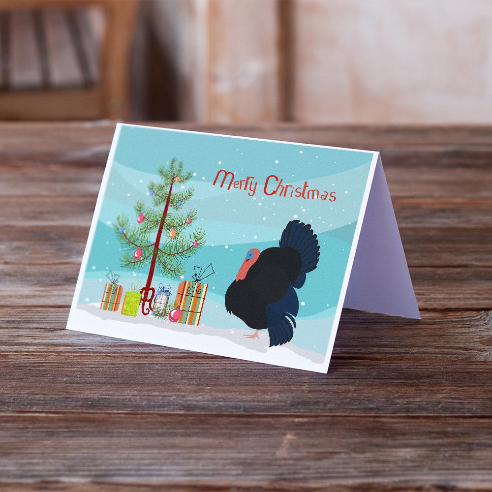 Buy this Norfolk Black Turkey Christmas Greeting Cards and Envelopes Pack of 8