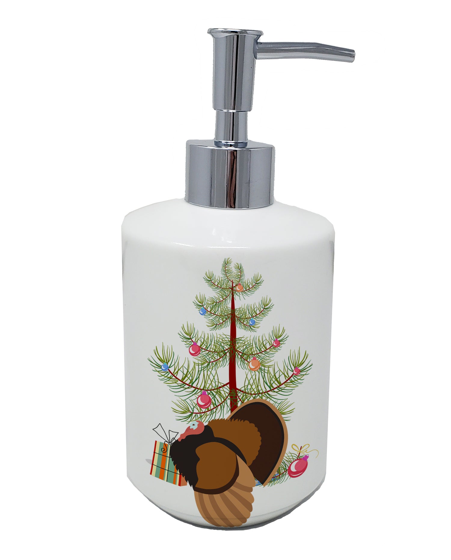 Buy this Bronze Turkey Christmas Ceramic Soap Dispenser