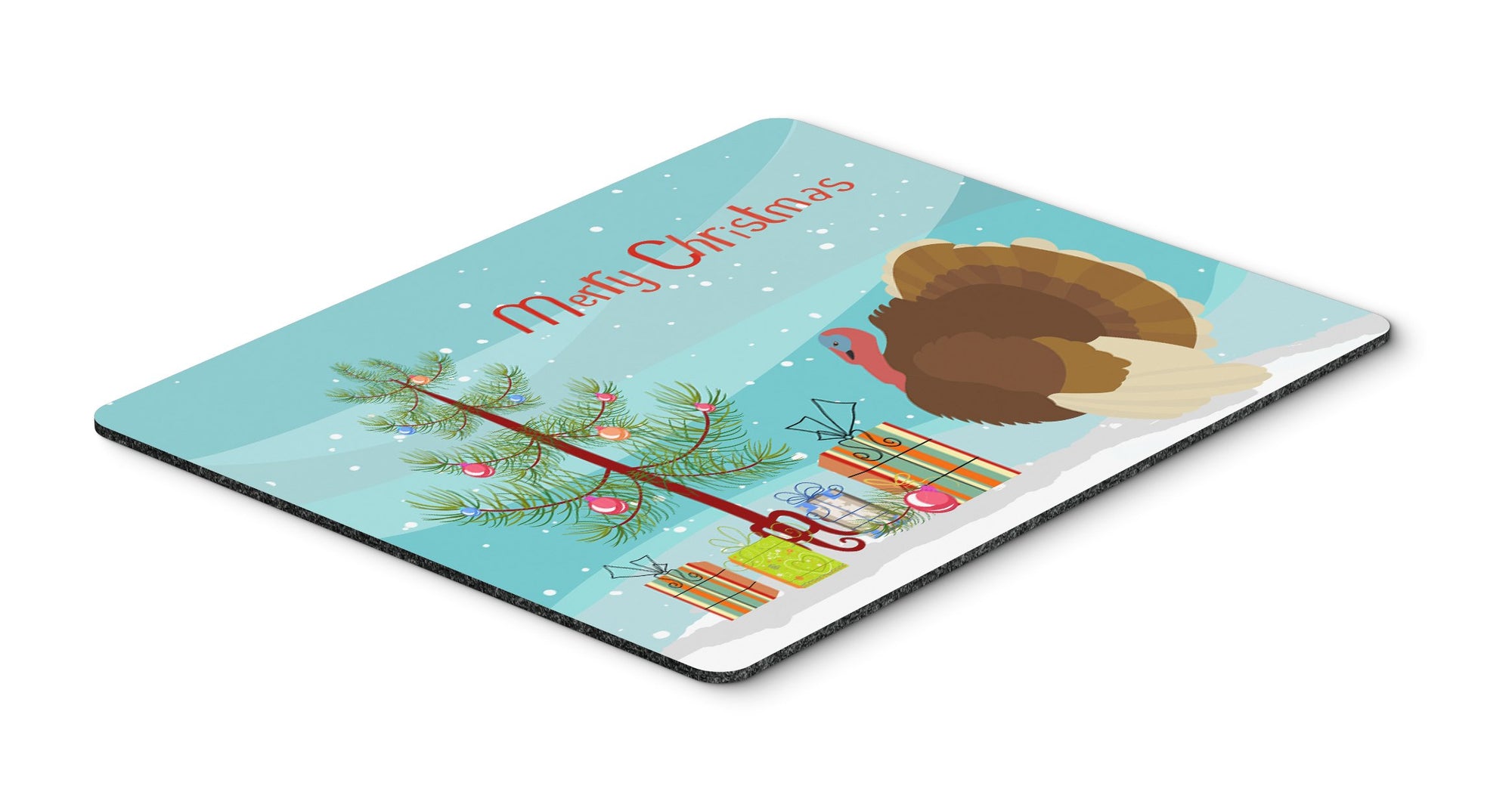 French Turkey Dindon Christmas Mouse Pad, Hot Pad or Trivet BB9357MP by Caroline's Treasures