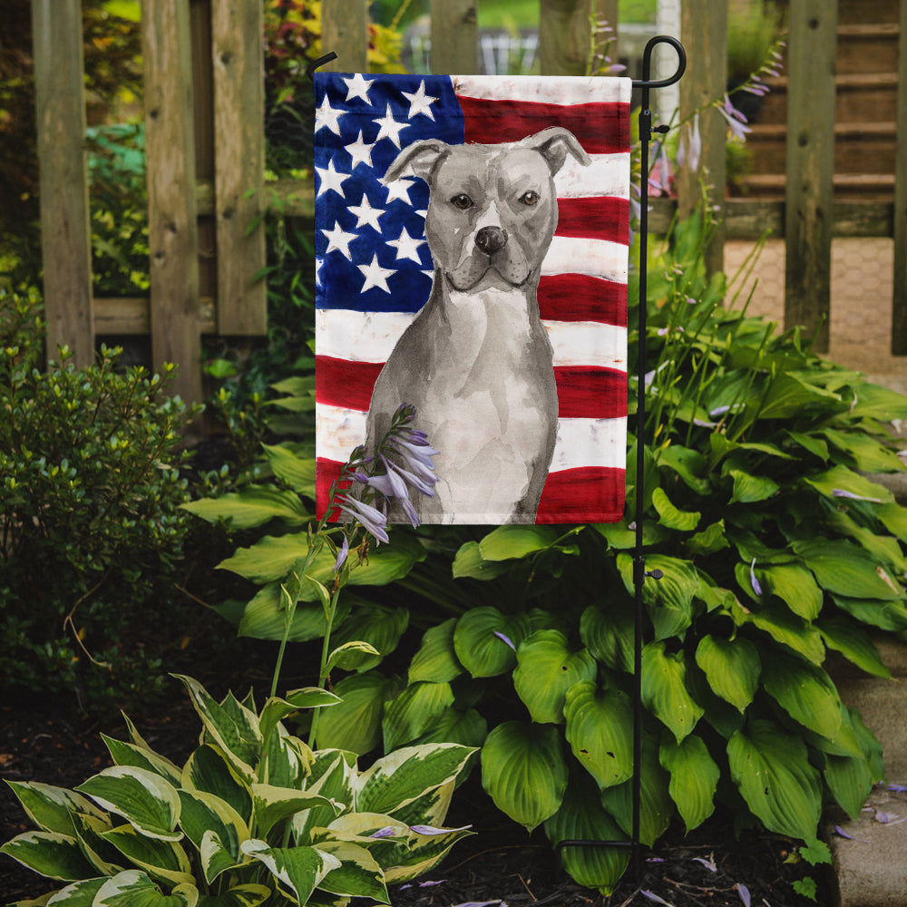Staffordshire Bull Terrier Patriotic Flag Garden Size BB9360GF