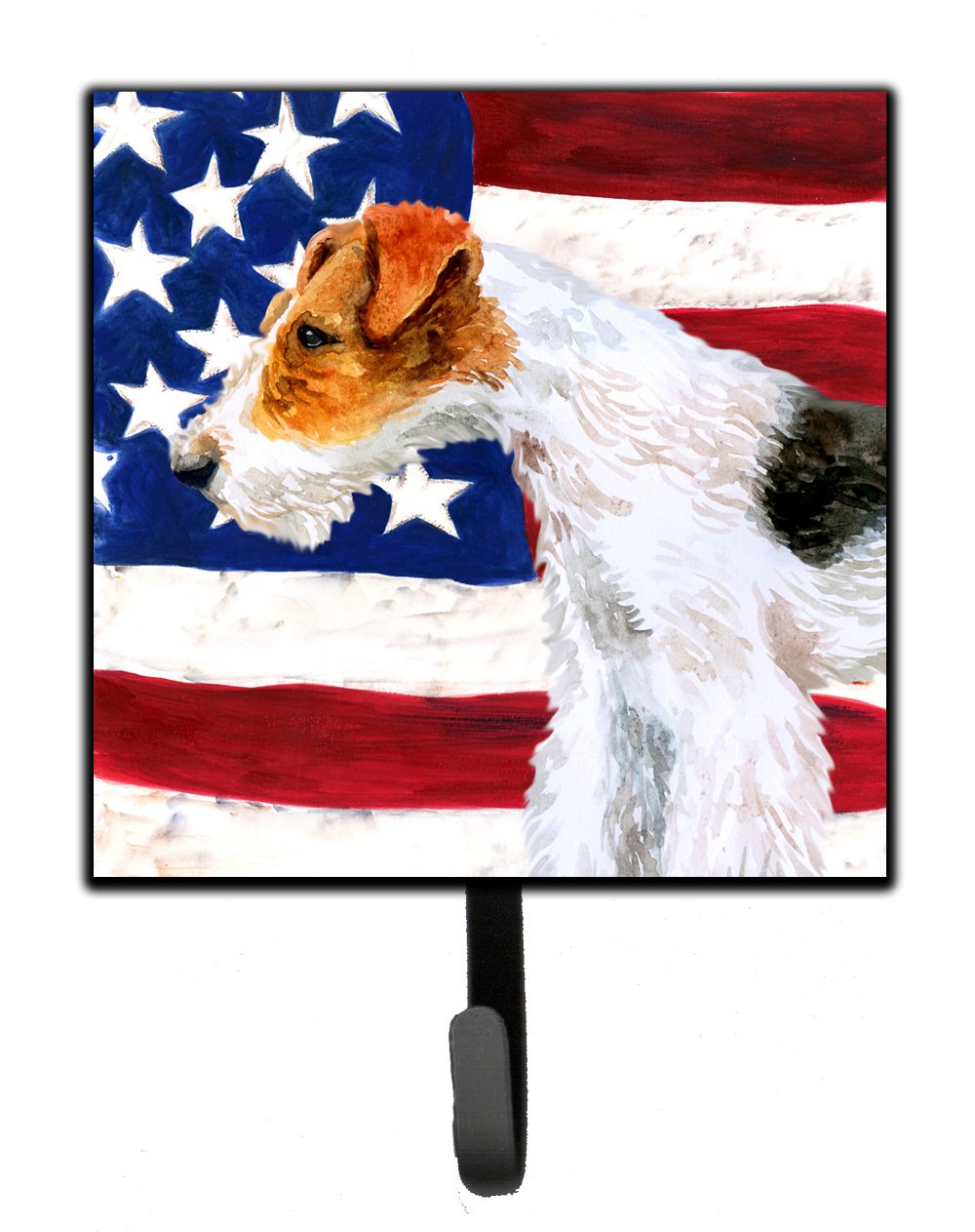 Fox Terrier Patriotic Leash or Key Holder BB9650SH4 by Caroline's Treasures