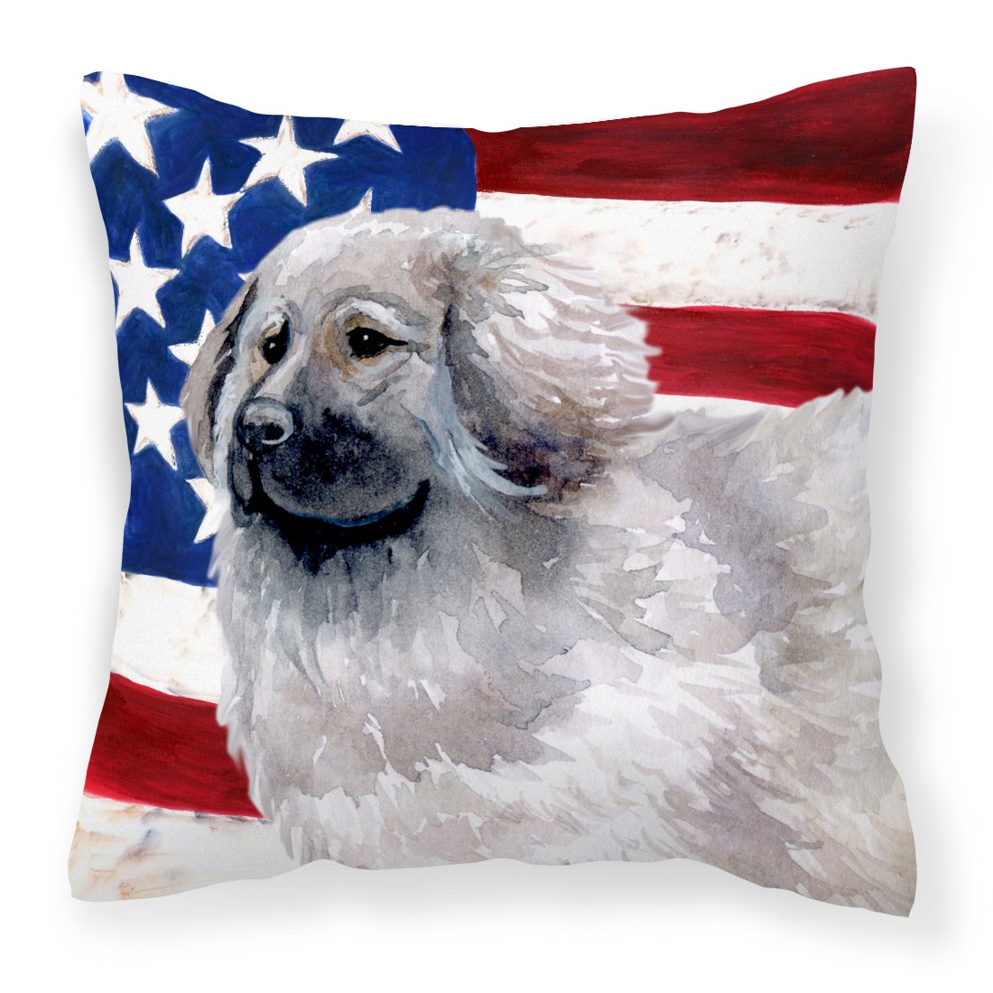 Moscow Watchdog Patriotic Fabric Decorative Pillow BB9673PW1818 by Caroline's Treasures