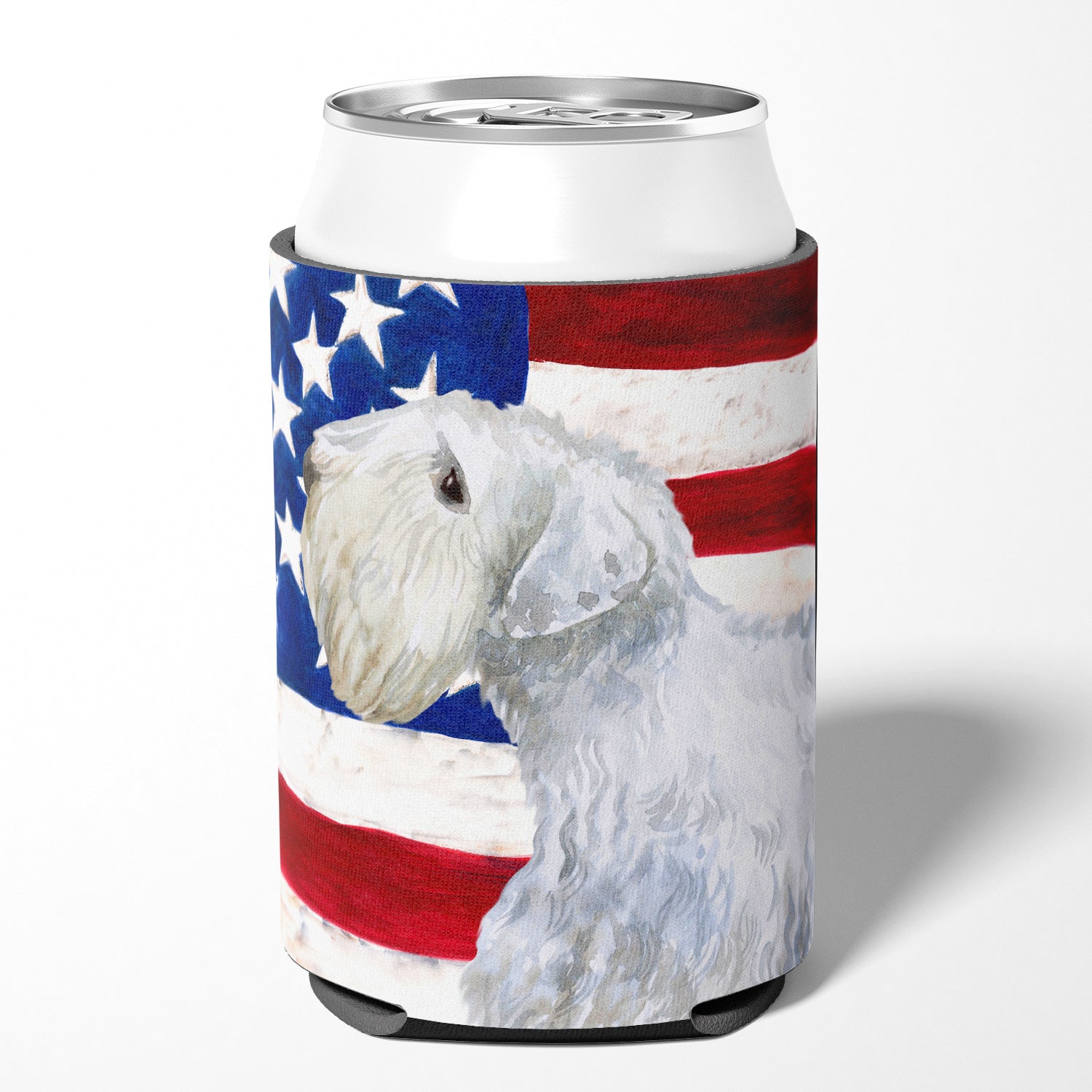 Sealyham Terrier Patriotic Can or Bottle Hugger BB9684CC