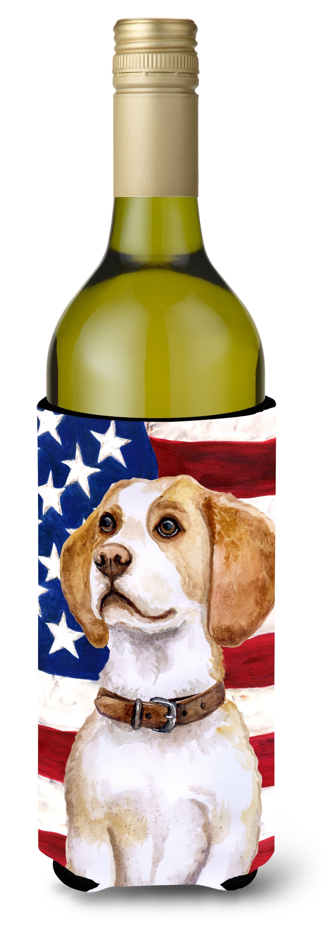 Beagle Patriotic Wine Bottle Beverge Insulator Hugger BB9686LITERK by Caroline's Treasures