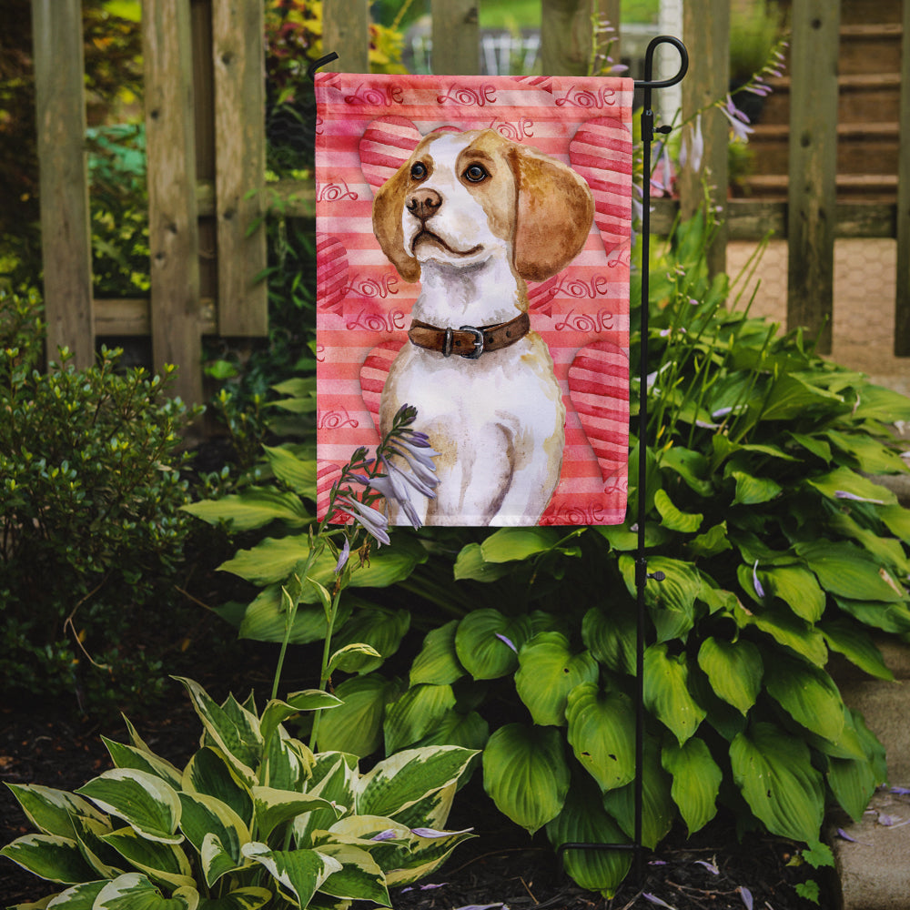 Beagle Love Flag Garden Size BB9773GF