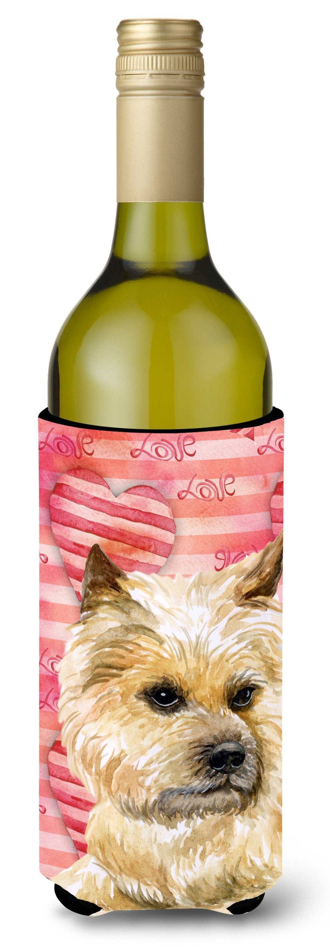 Cairn Terrier Love Wine Bottle Beverge Insulator Hugger BB9777LITERK by Caroline's Treasures