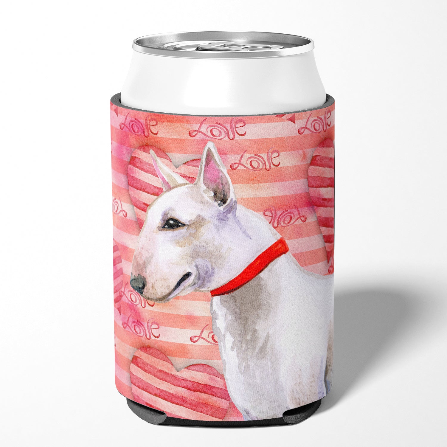 Bull Terrier Love Can or Bottle Hugger BB9780CC