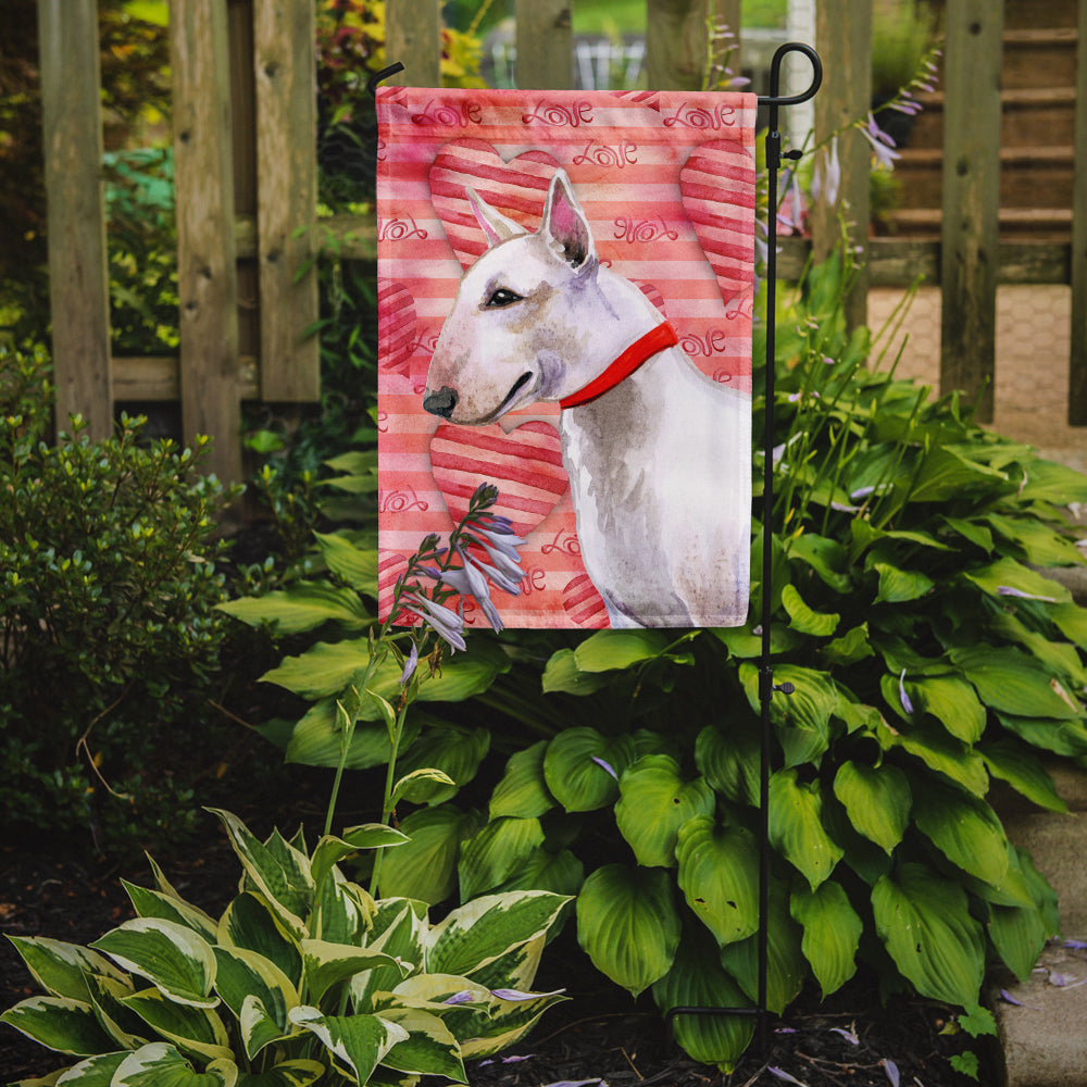 Bull Terrier Love Flag Garden Size BB9780GF