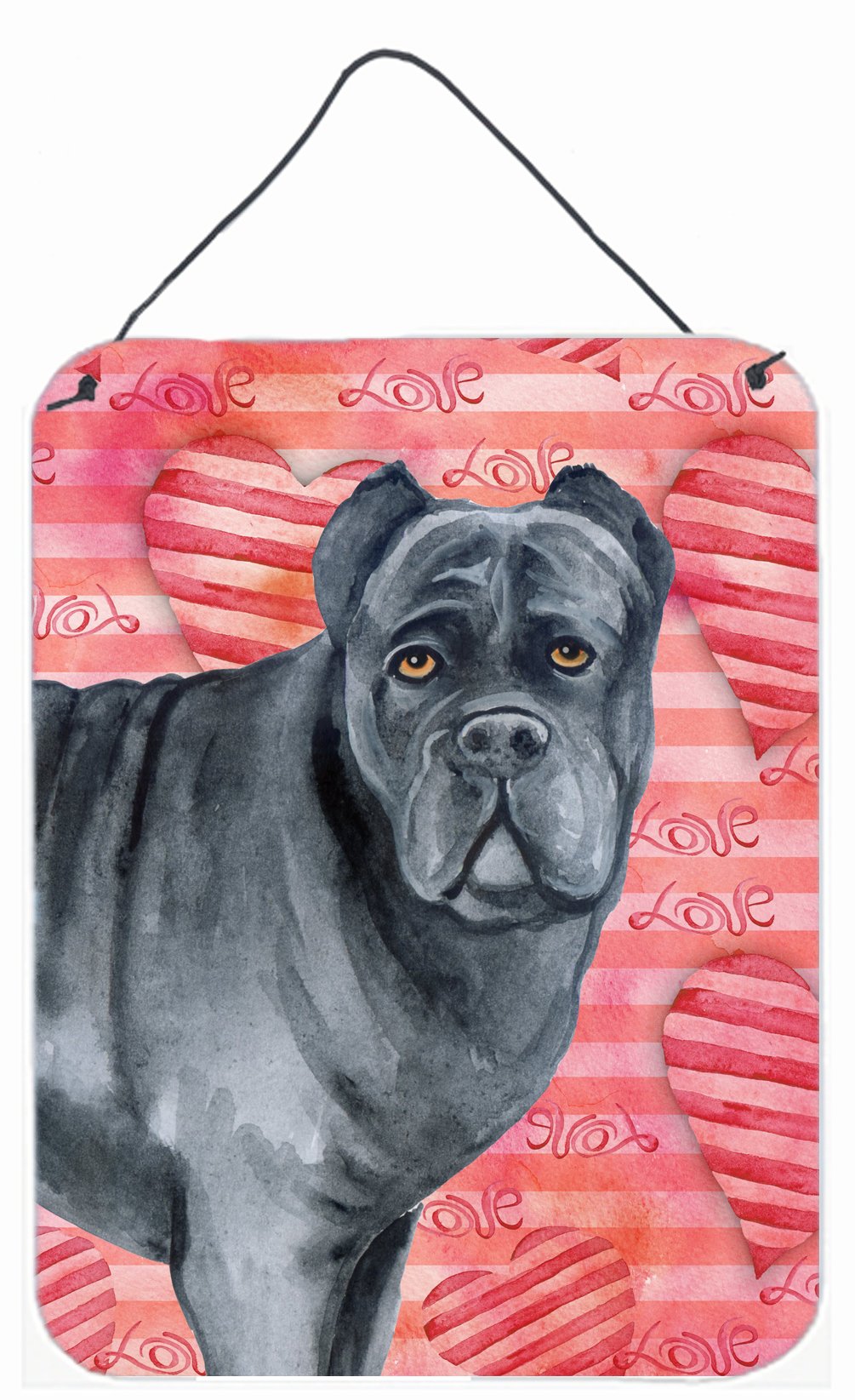 Cane Corso Love Wall or Door Hanging Prints BB9781DS1216 by Caroline's Treasures