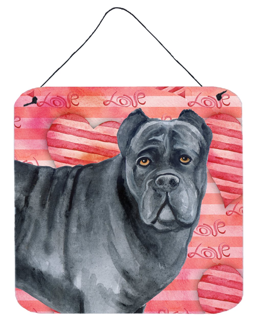 Cane Corso Love Wall or Door Hanging Prints BB9781DS66 by Caroline's Treasures