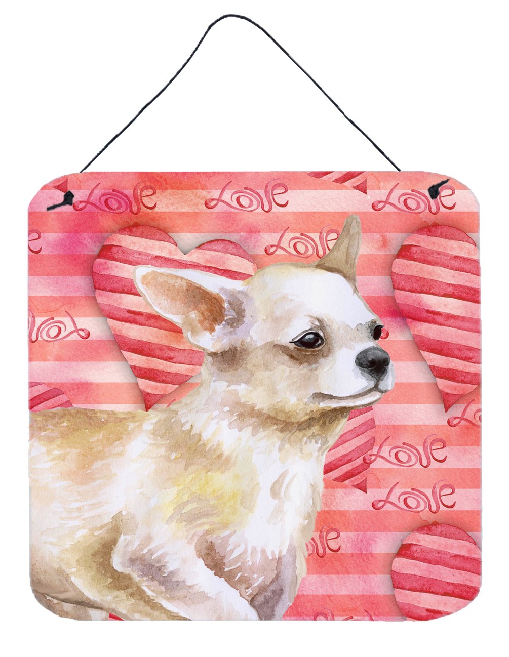 Chihuahua Leg up Love Wall or Door Hanging Prints BB9784DS66 by Caroline's Treasures
