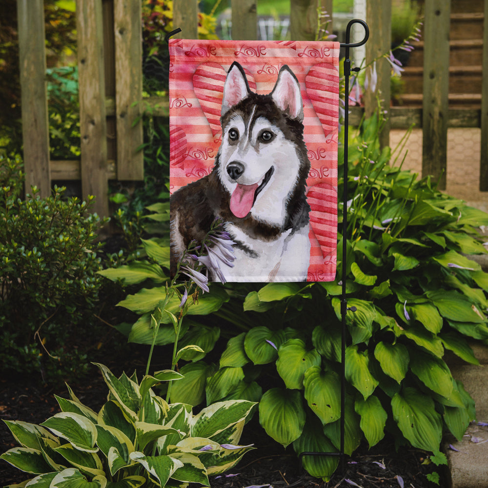 Siberian Husky #2 Love Flag Garden Size BB9799GF
