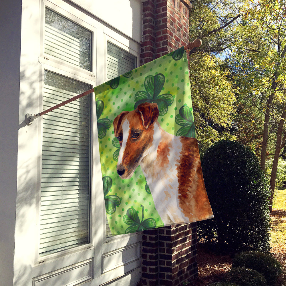 Smooth Fox Terrier St Patrick's Flag Canvas House Size BB9821CHF