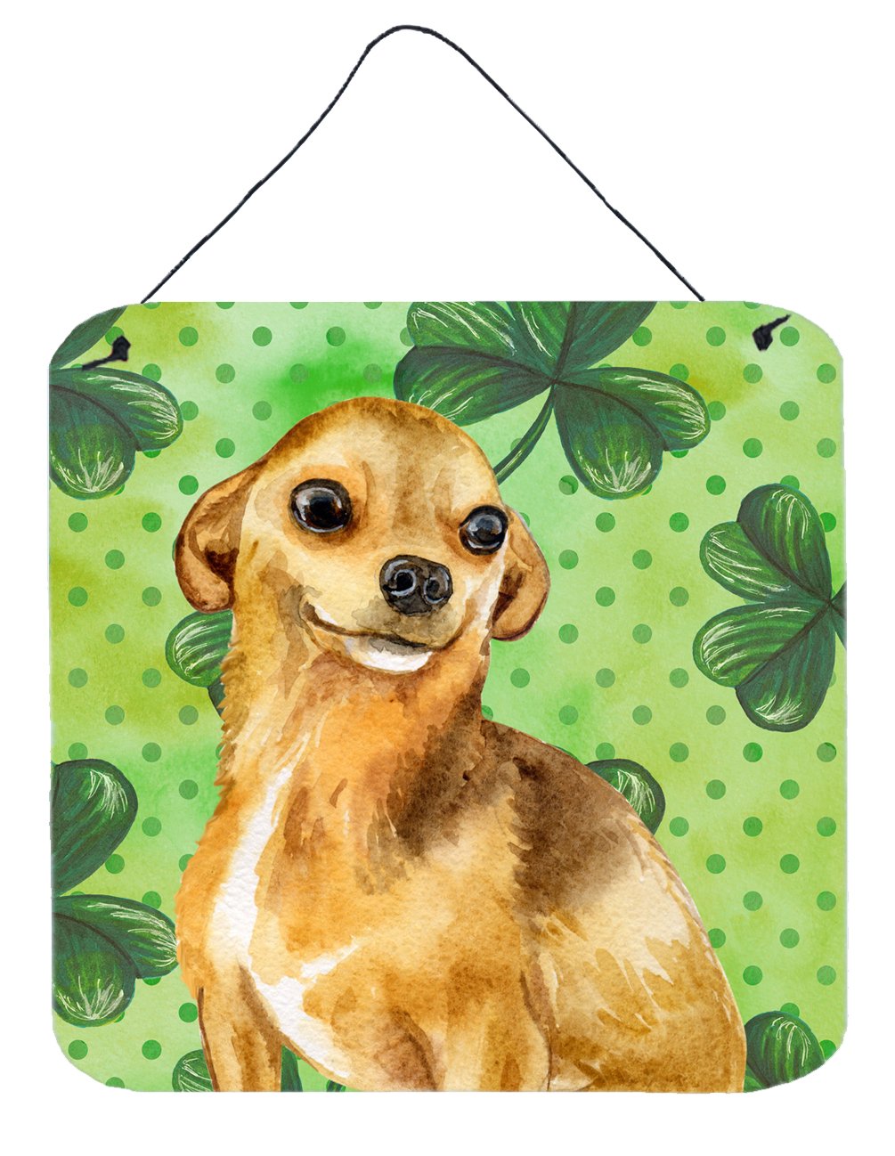 Chihuahua St Patrick's Wall or Door Hanging Prints BB9832DS66 by Caroline's Treasures