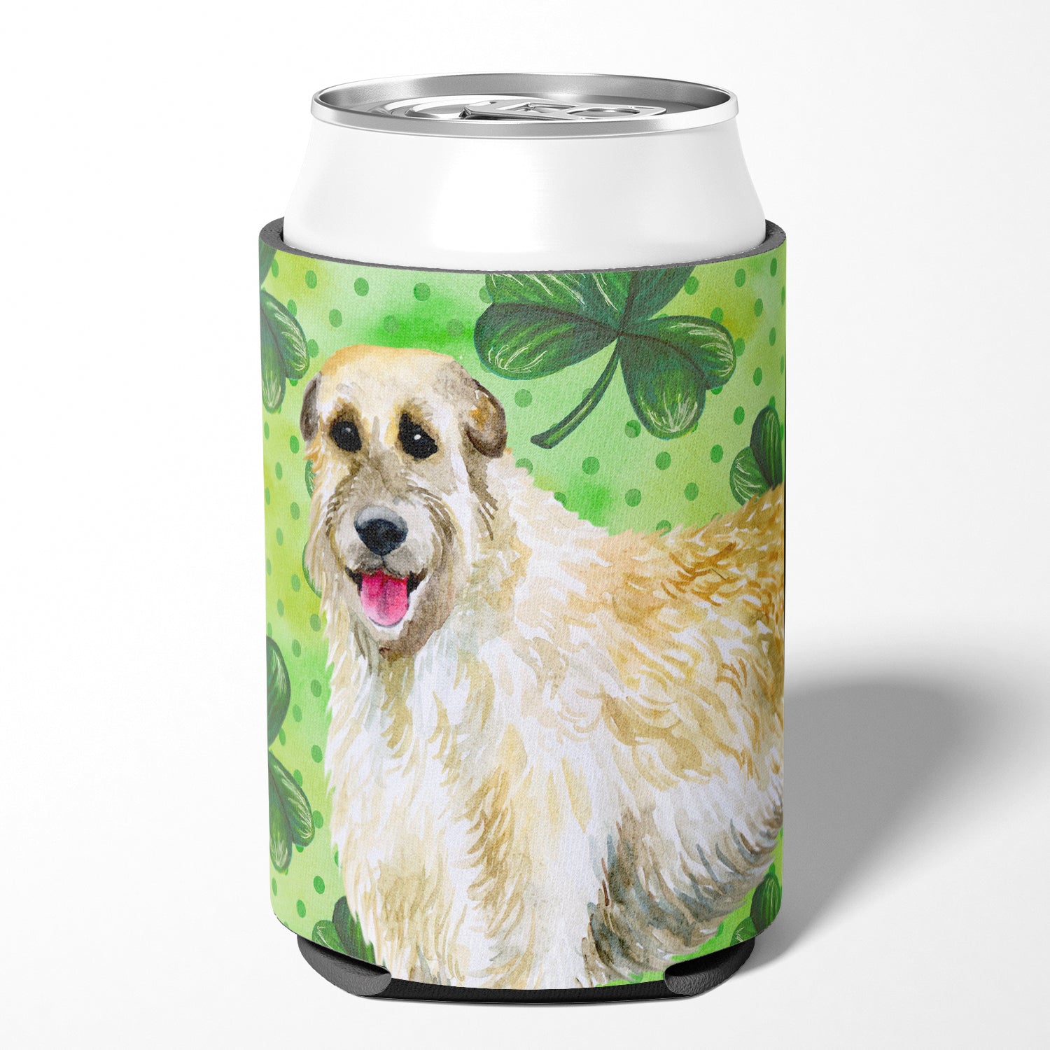 Irish Wolfhound St Patrick's Can or Bottle Hugger BB9844CC