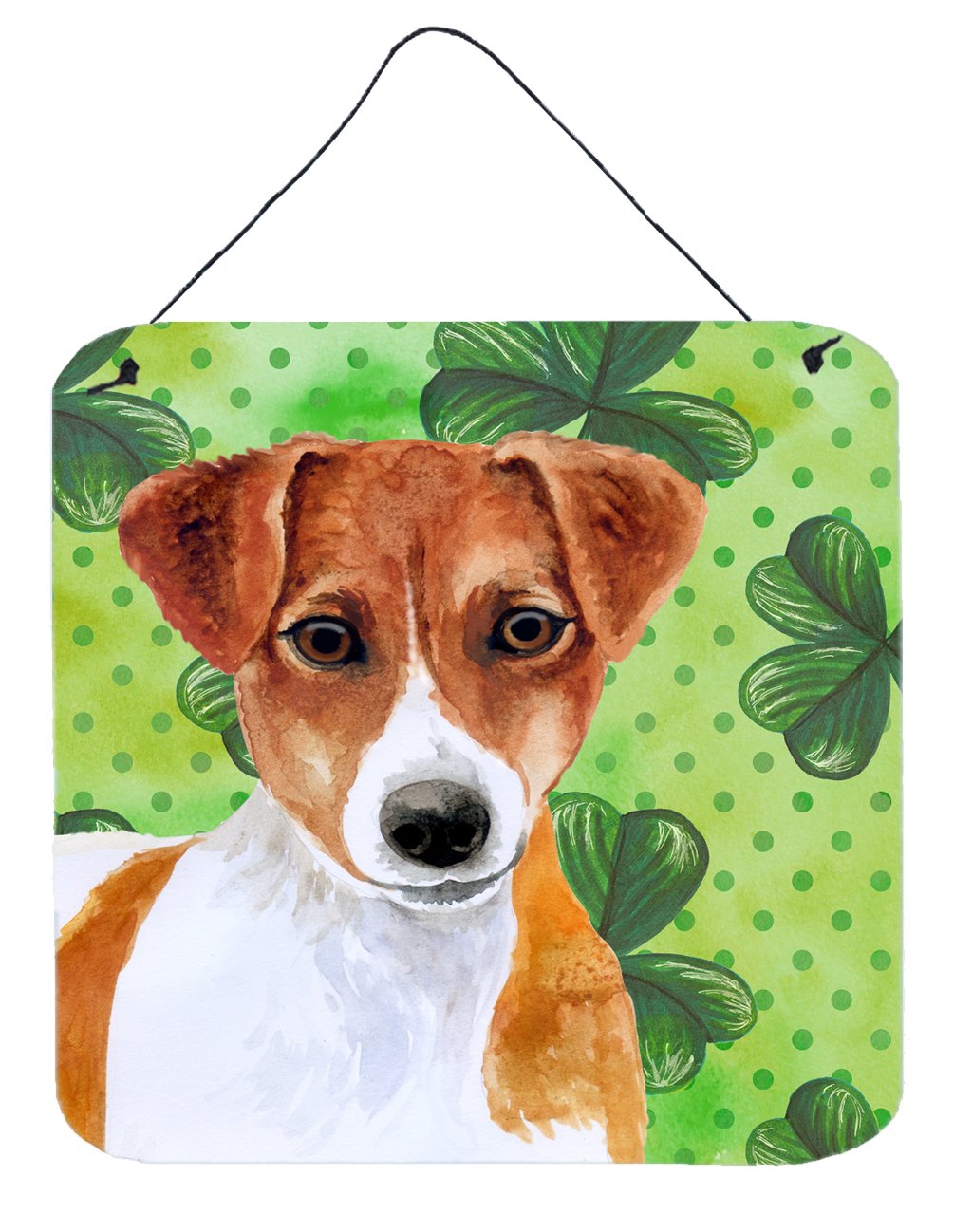 Jack Russell Terrier St Patrick's Wall or Door Hanging Prints BB9863DS66 by Caroline's Treasures