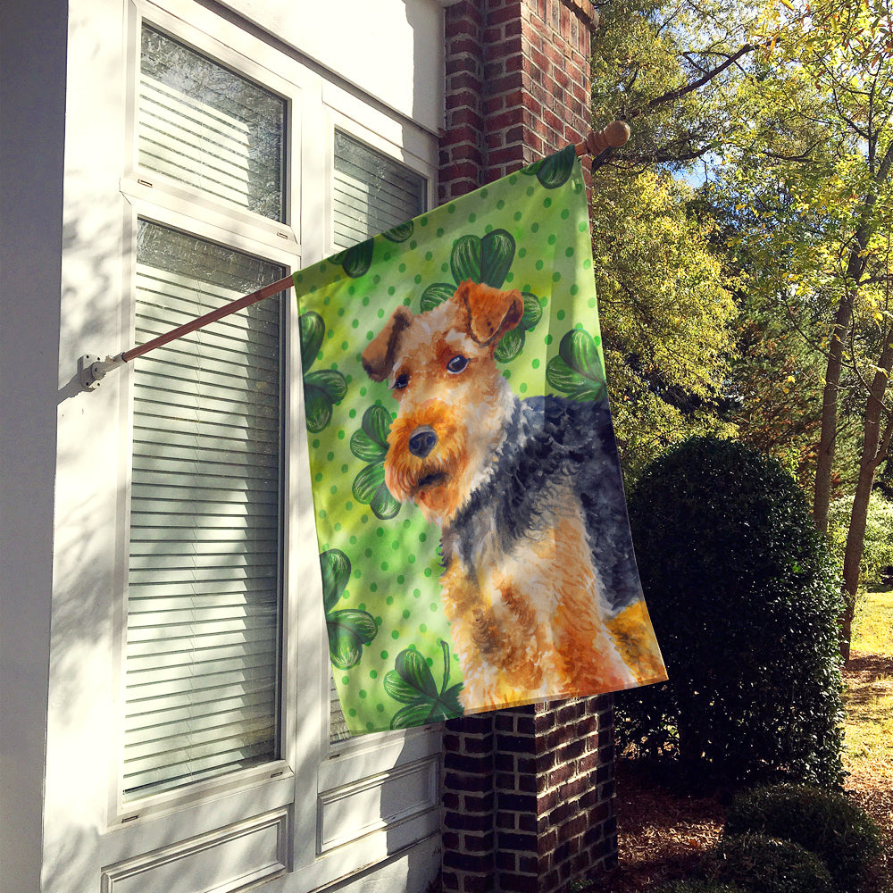 Welsh Terrier St Patrick's Flag Canvas House Size BB9874CHF