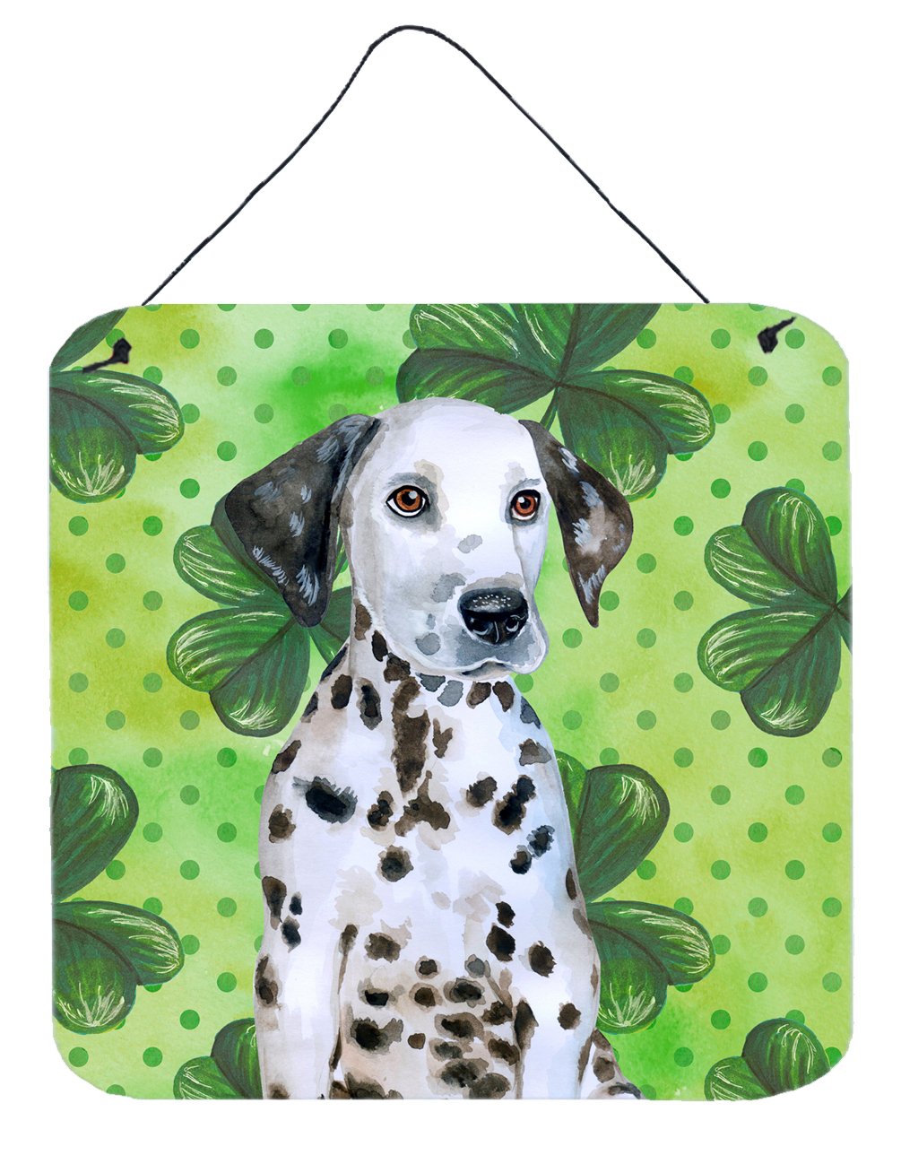 Dalmatian Puppy St Patrick's Wall or Door Hanging Prints BB9882DS66 by Caroline's Treasures