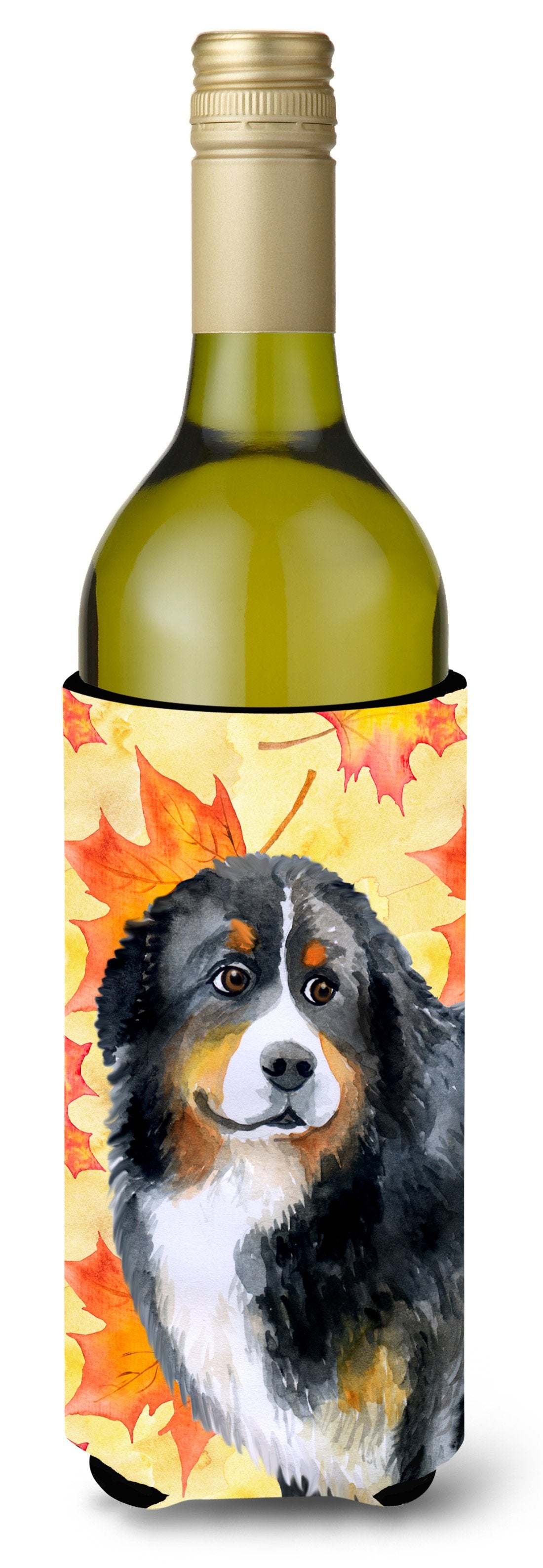 Bernese Mountain Dog Fall Wine Bottle Beverge Insulator Hugger BB9906LITERK by Caroline's Treasures