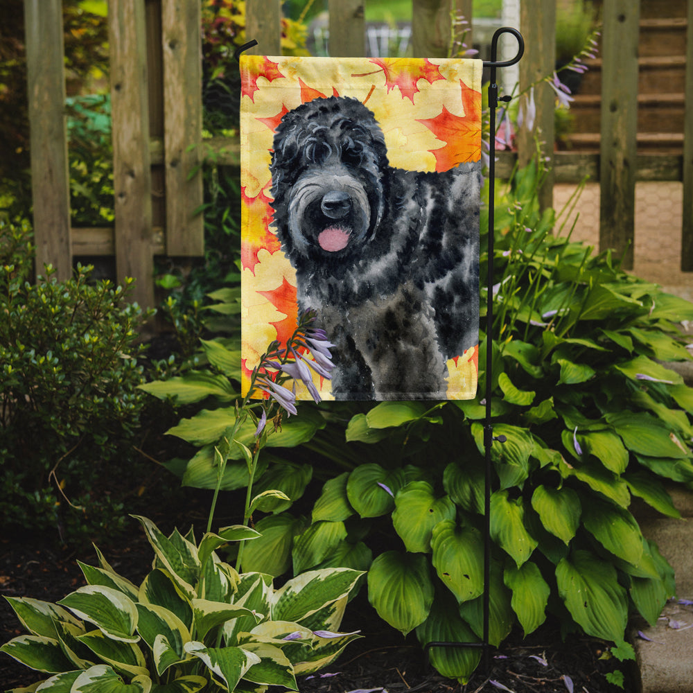Black Russian Terrier Fall Flag Garden Size BB9938GF