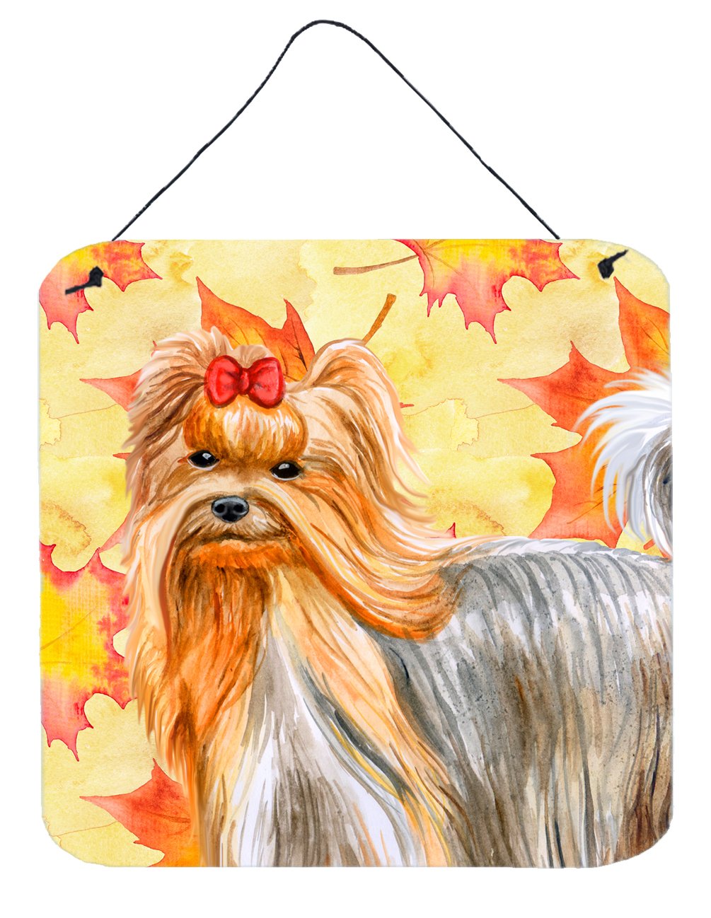 Yorkshire Terrier Fall Wall or Door Hanging Prints BB9946DS66 by Caroline's Treasures