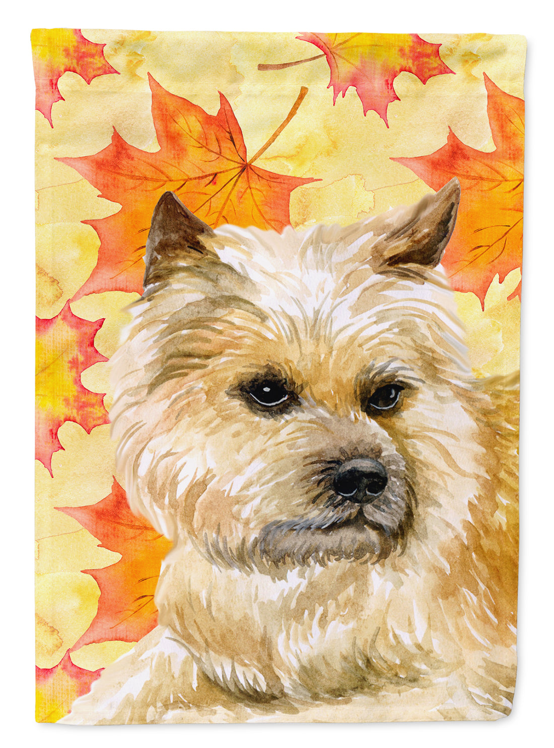 Cairn Terrier Fall Flag Canvas House Size BB9951CHF