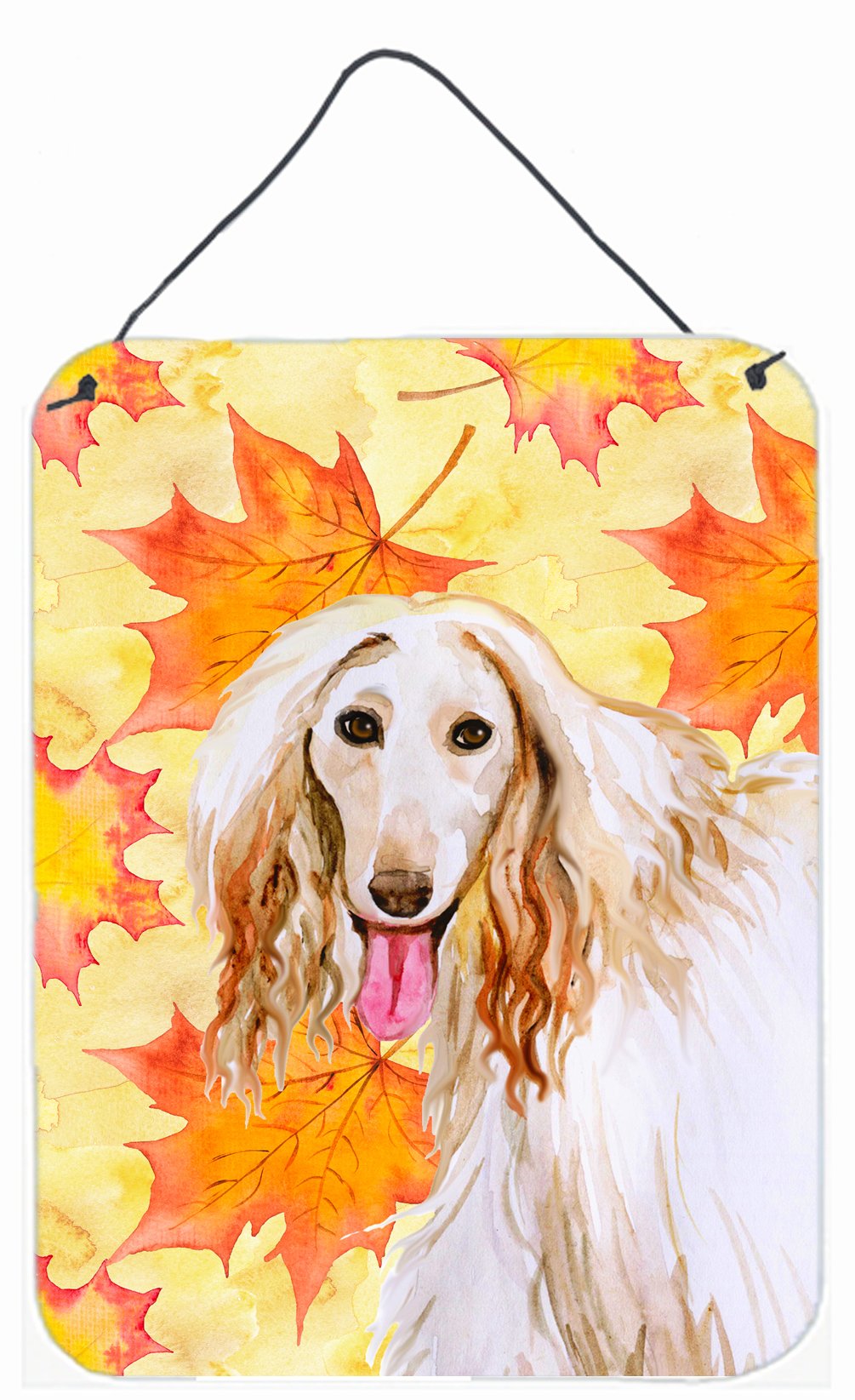 Afghan Hound Fall Wall or Door Hanging Prints BB9963DS1216 by Caroline's Treasures