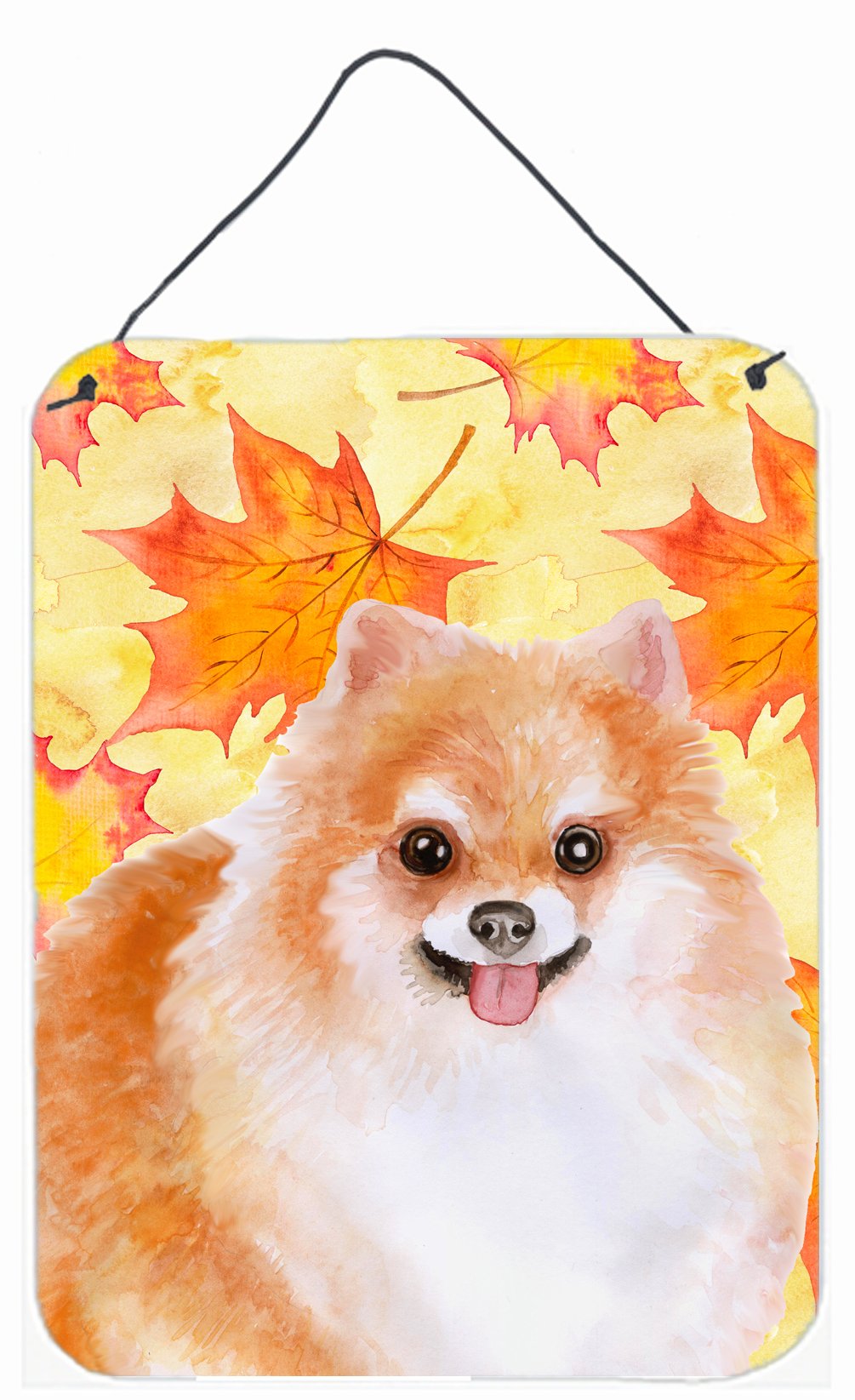 Pomeranian #2 Fall Wall or Door Hanging Prints BB9977DS1216 by Caroline's Treasures