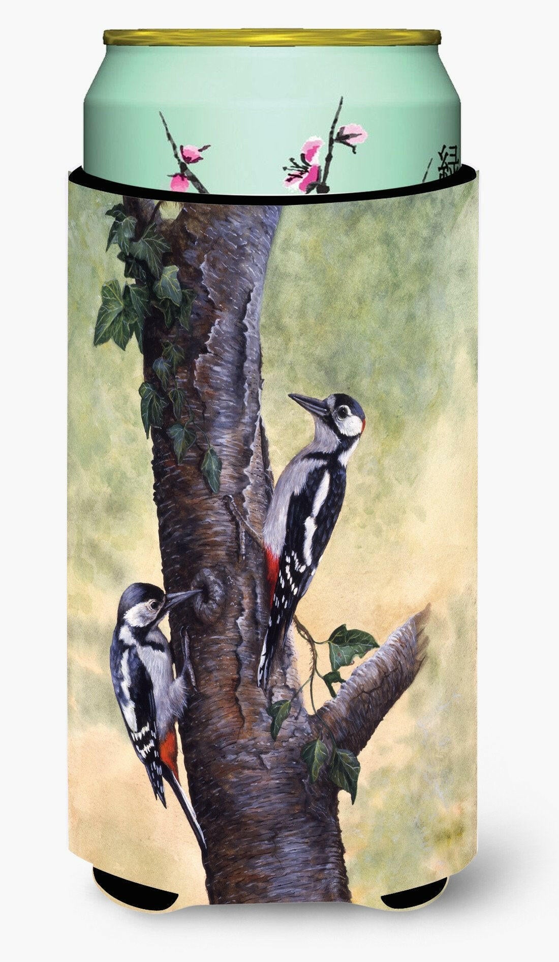 Woodpeckers by Daphne Baxter Tall Boy Beverage Insulator Hugger BDBA0335TBC by Caroline's Treasures
