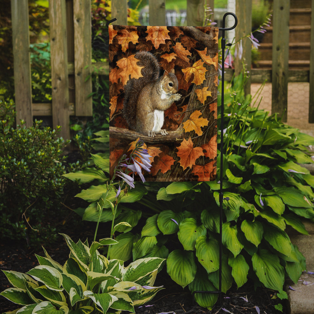 Autumn Grey Squirrel by Daphne Baxter Flag Garden Size BDBA0388GF.