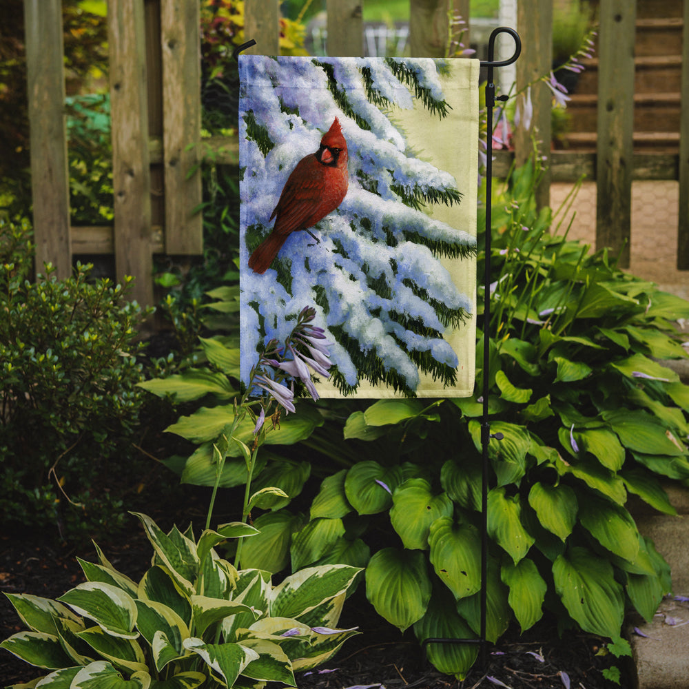 Red Cardinal by Daphne Baxter Flag Garden Size BDBA0415GF.
